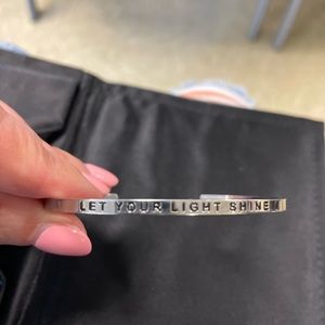 Mantraband bracelet “let your light shine”